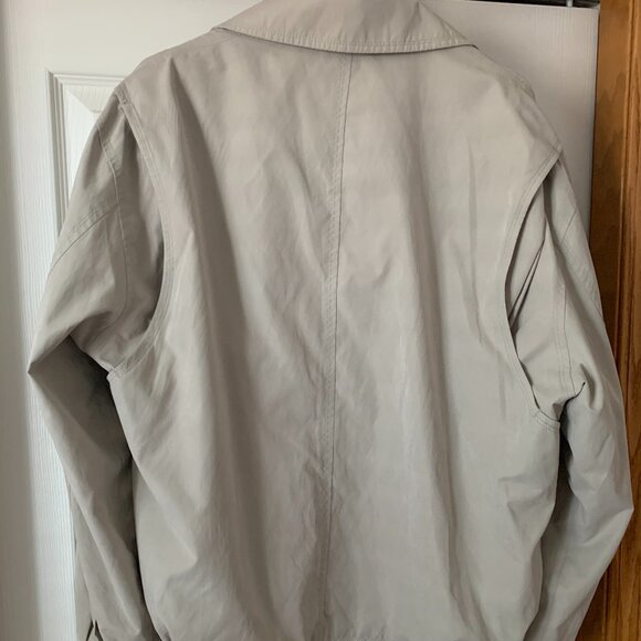 London Fog Light Cream Golf Jacket Size M - Picture 8 of 8